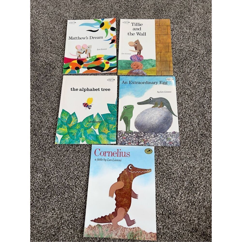 Set of 5 Leo Lionni books